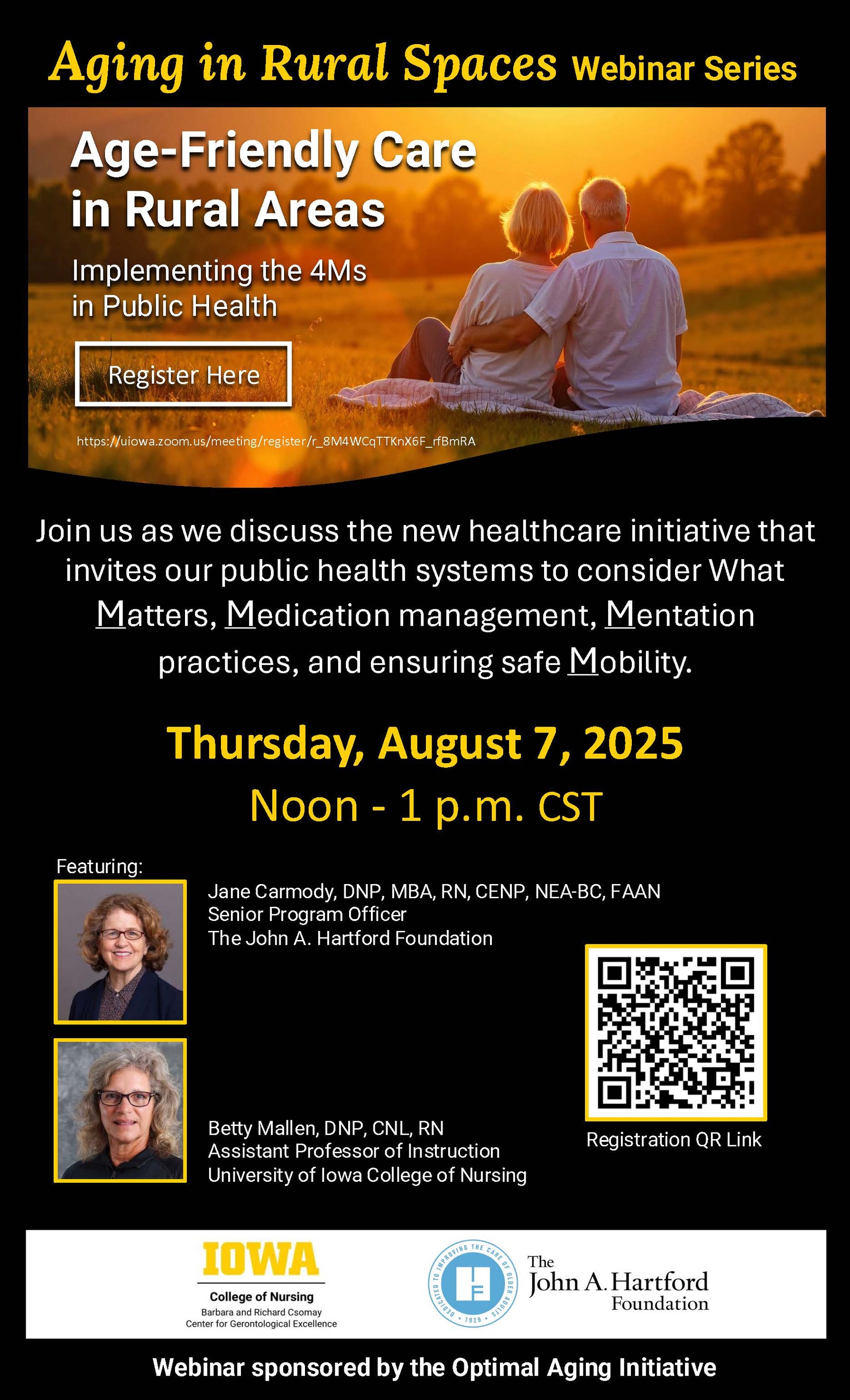 Flyer for the rural spaces webinar